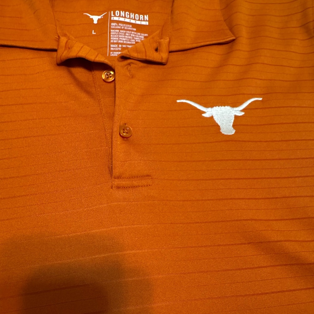 Men's Longhorn Apparel Burnt Orange UT Polo Shirt